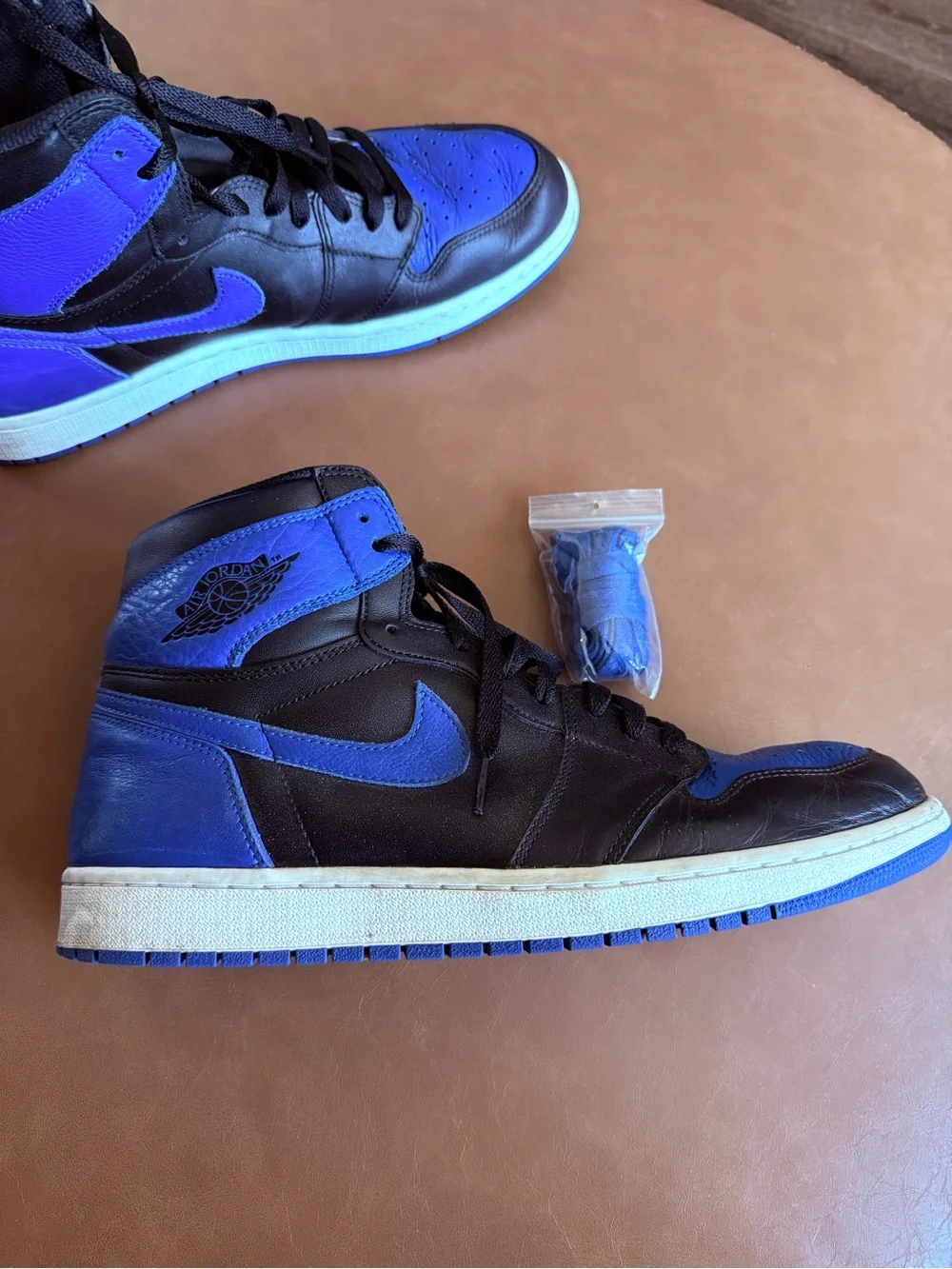 Air Jordan 1 Retro High OG Royal 2017 Black Blue Size 13 555088-007